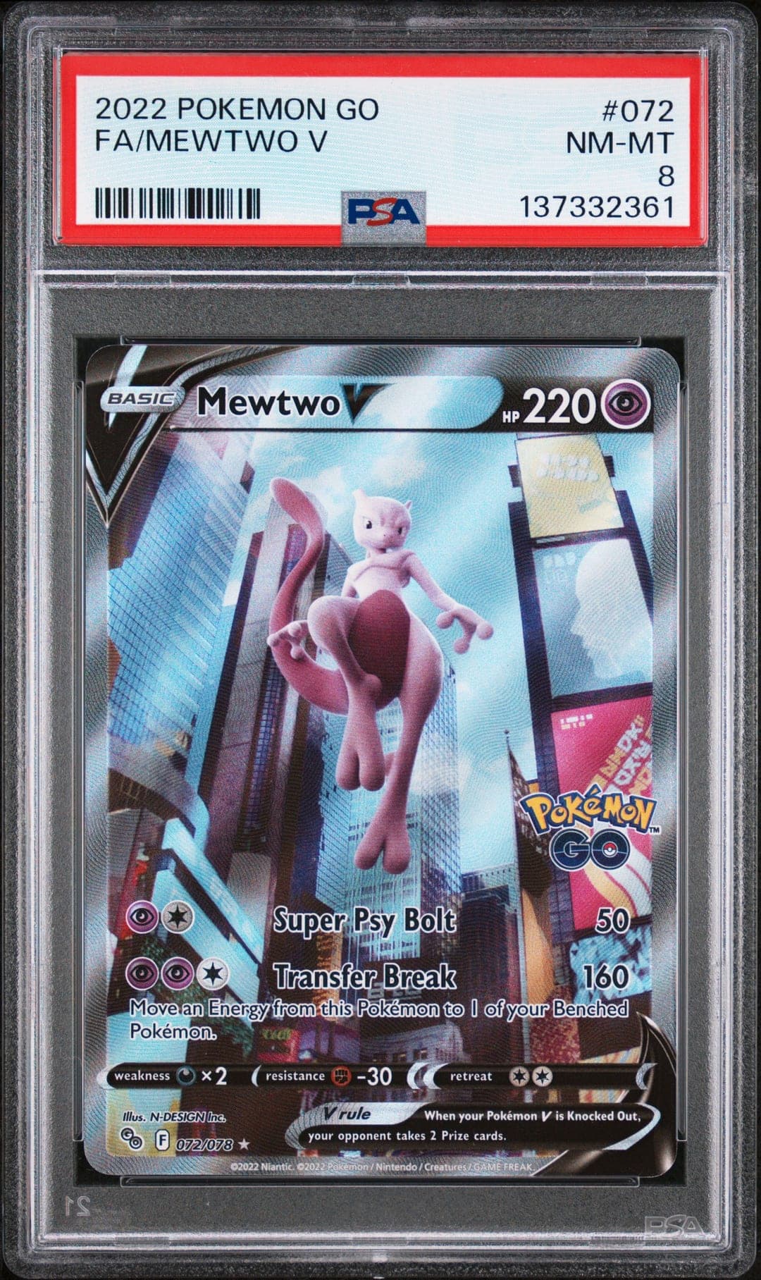 2022 Go Fa/Mewtwo V